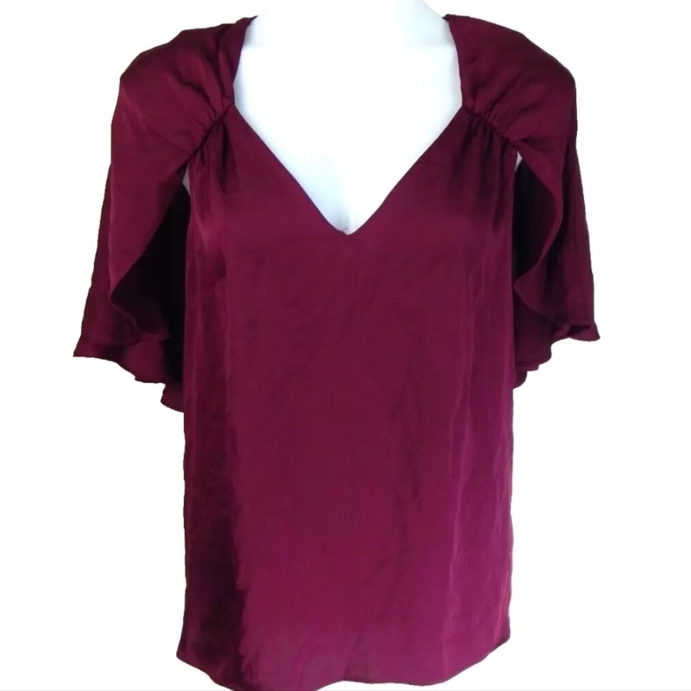 Milly Romy Cape Back Blouse - Picture 2 of 6